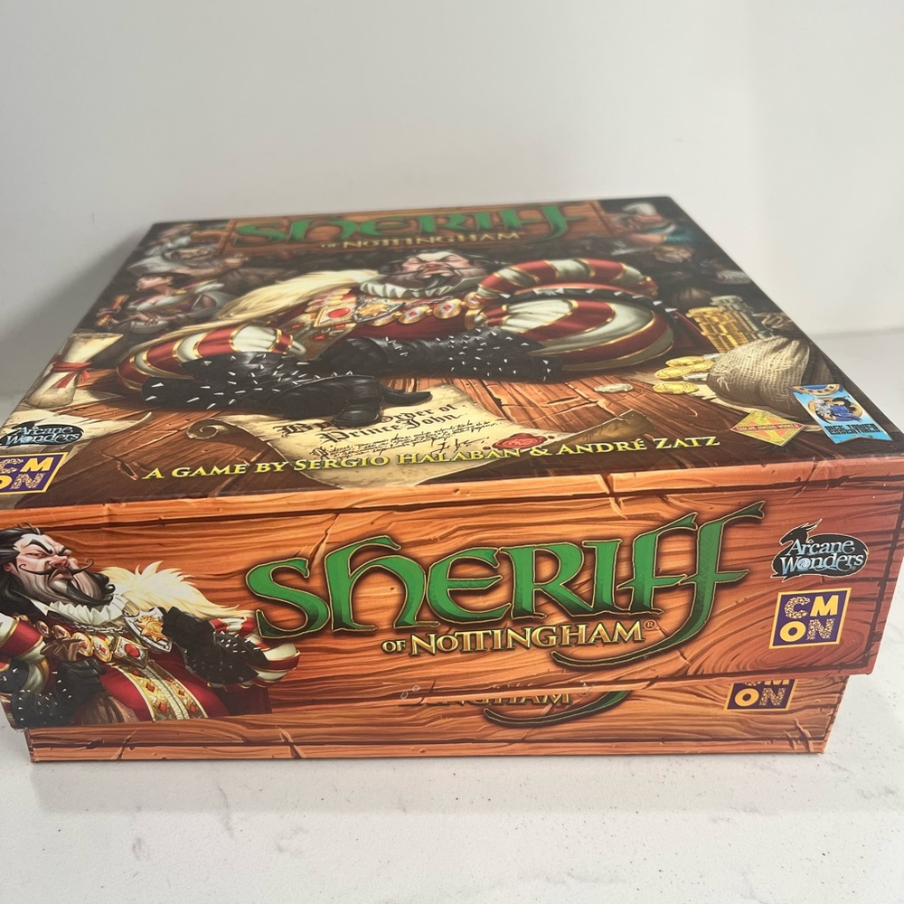 Sheriff Of Nottingham Board Game Bluffing Bribery CMON Edition - Picture 2 of 7